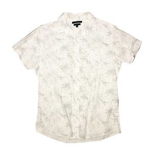 Marc Anthony Slim Fit Stretch Short-Sleeve Casual Button Down Dress Shirt